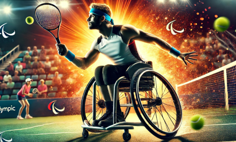 rollstuhltennis bei den paralympischen spielen